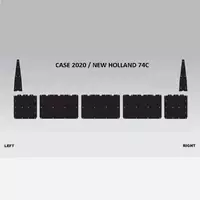 Пластиковая защита жатки Case 2020 / New Holland 74C